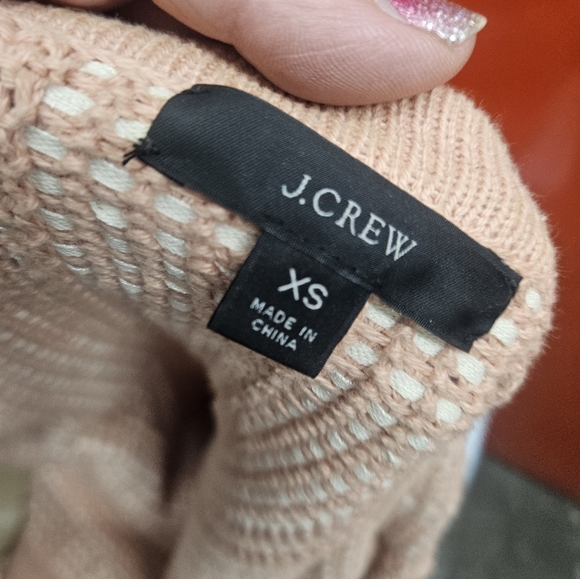 J. Crew Open-front Cardigan Sweater In Peach - Picture 7 of 9